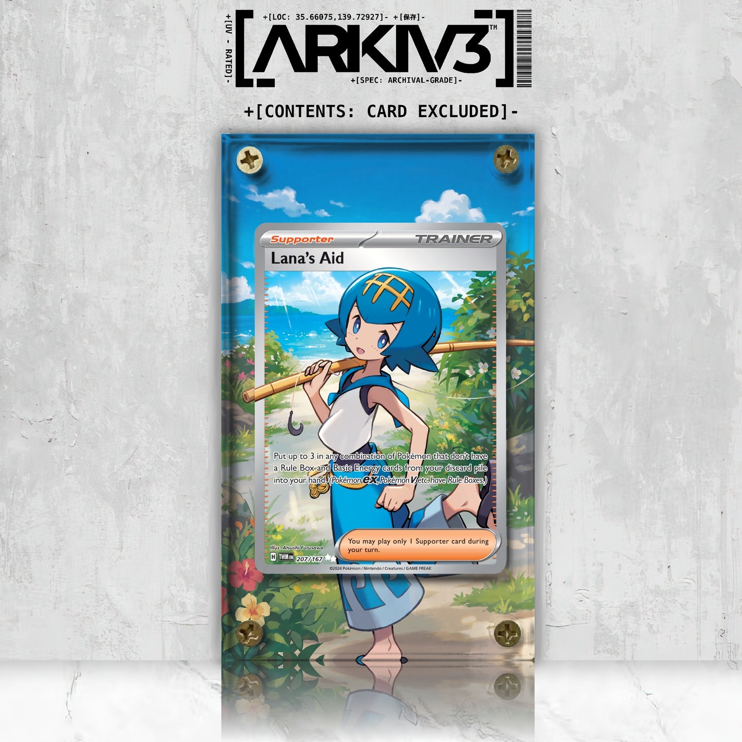 [UNIT: 207/167] // Lana's Aid Extended Art Display Case - Raw