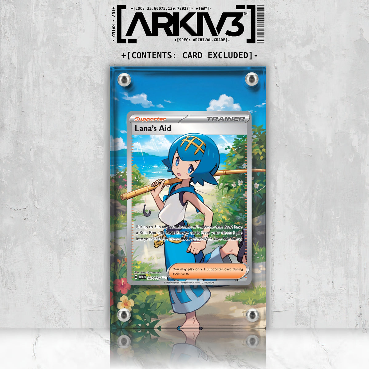 [UNIT: 207/167] // Lana's Aid Extended Art Display Case - Raw