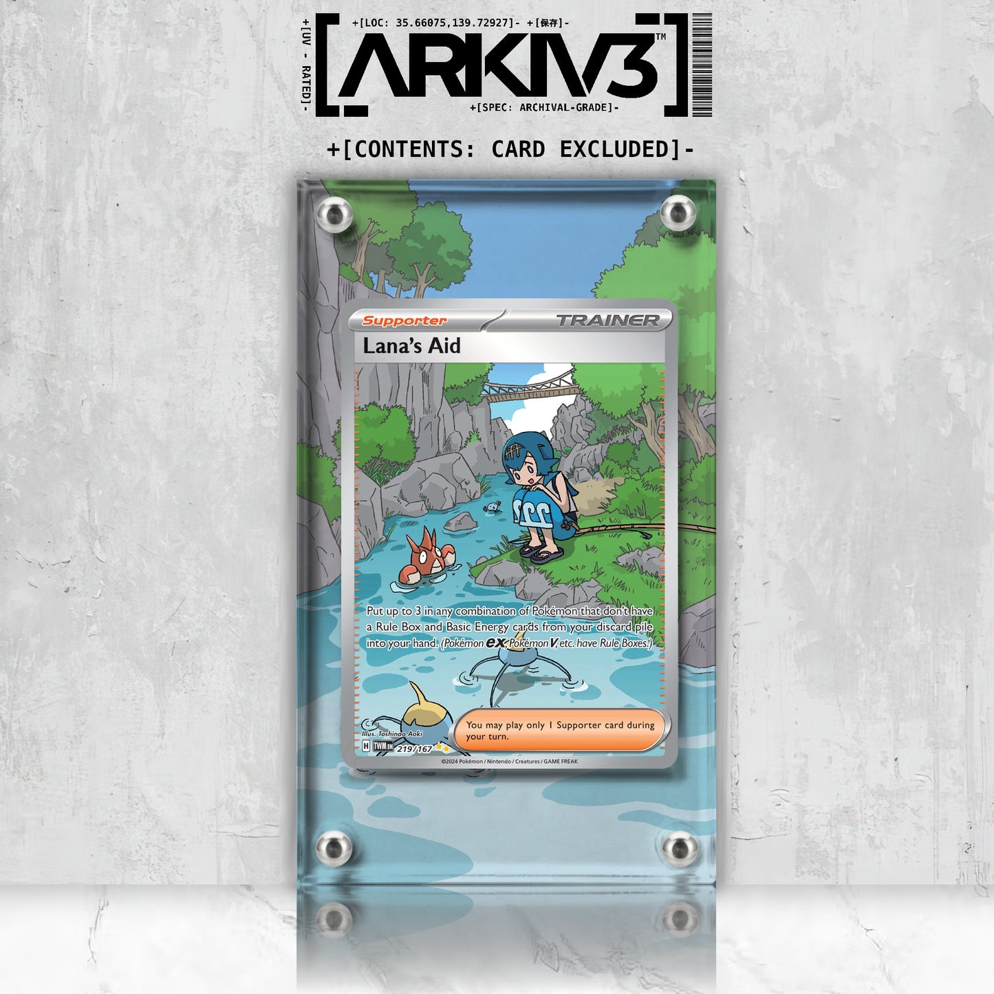 [UNIT: 219/167] // Lana's Aid Extended Art Display Case - Raw