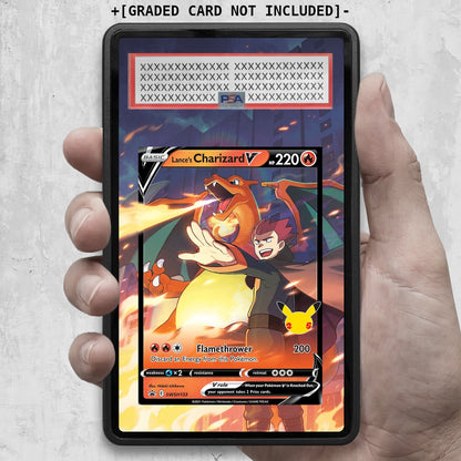 [UNIT: SWSH133] // Lance's Charizard V Extended Art Display Case - Graded