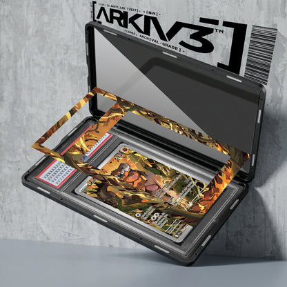 ARKIV3 PSA graded exploded mockup