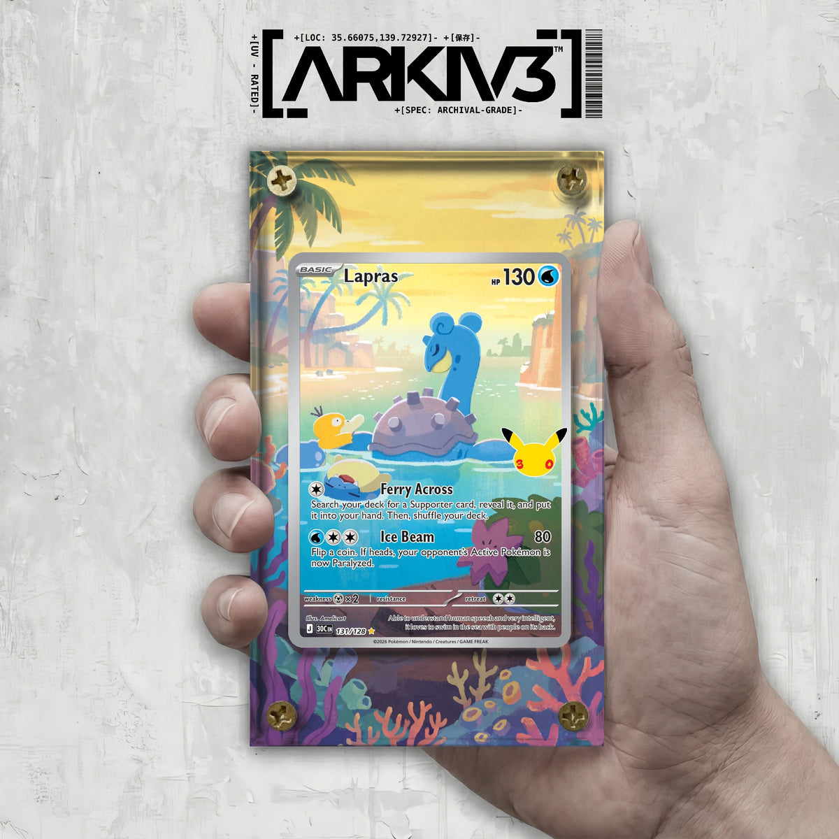 [UNIT: 131/128] // Lapras Extended Art Display Case - Raw