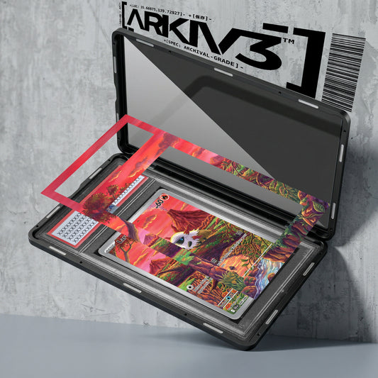 ARKIV3 PSA graded exploded mockup