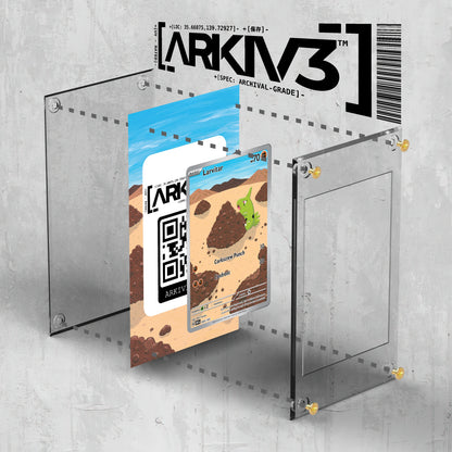 [UNIT: 203/197] // Larvitar Extended Art Display Case - Raw