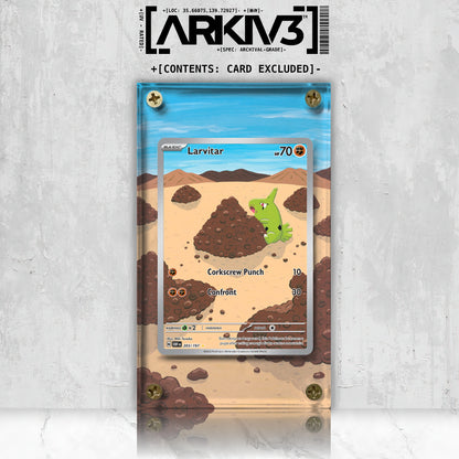 [UNIT: 203/197] // Larvitar Extended Art Display Case - Raw