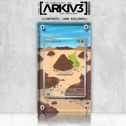 [UNIT: 203/197] // Larvitar Extended Art Display Case - Raw