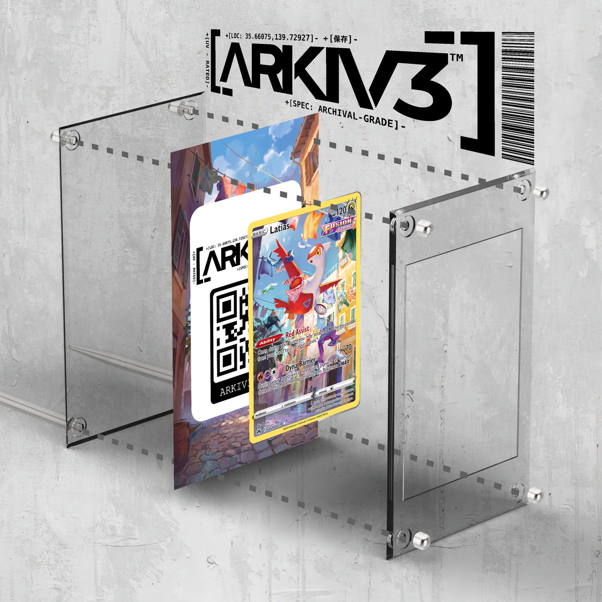 [UNIT: GG20/70] // Latias Extended Art Display Case - Raw