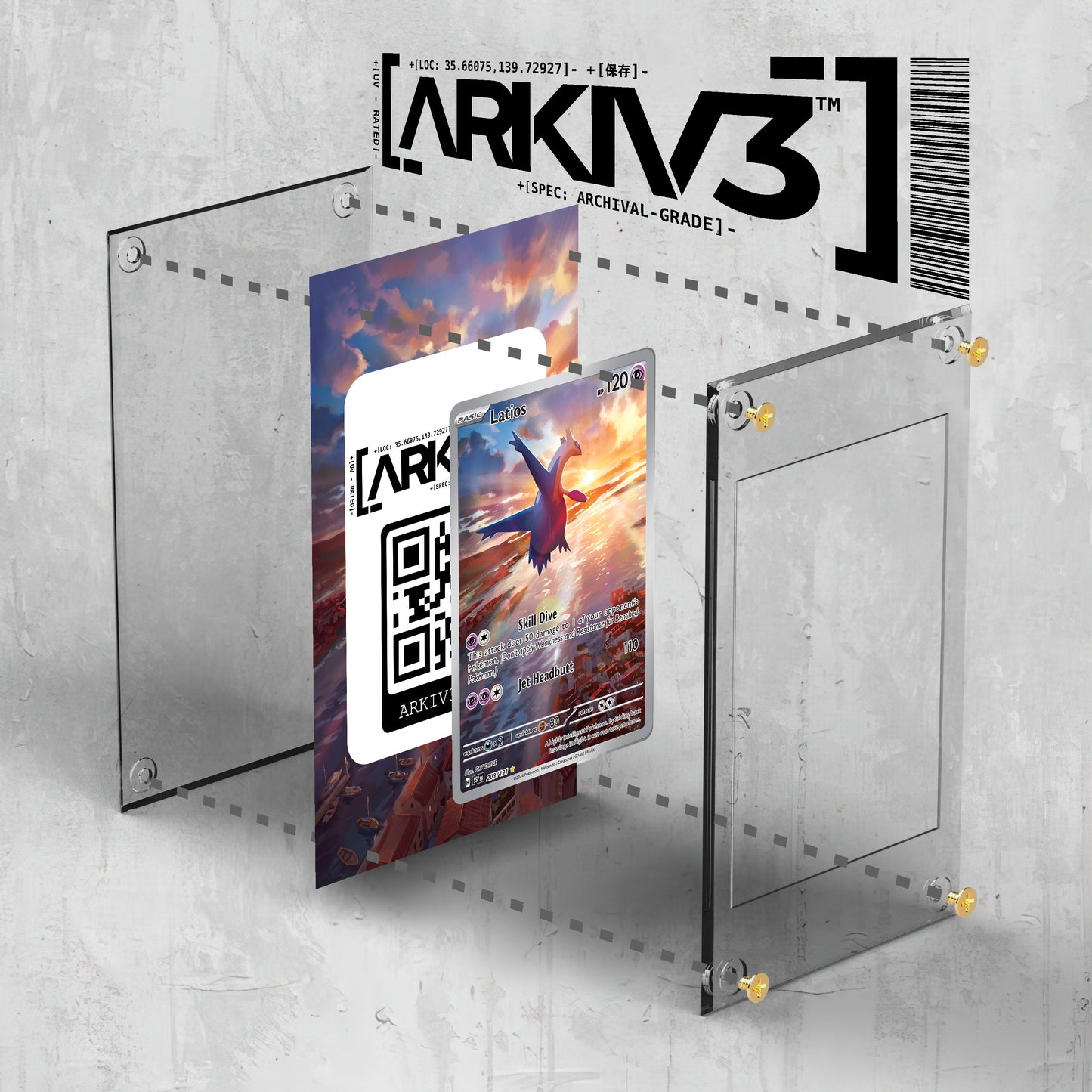 [UNIT: 203/191] // Latios Extended Art Display Case - Raw
