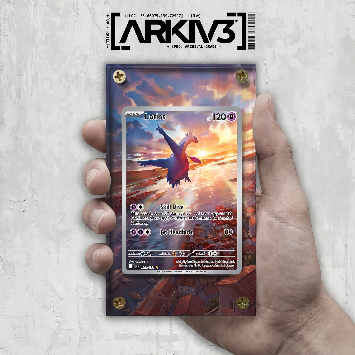 [UNIT: 203/191] // Latios Extended Art Display Case - Raw