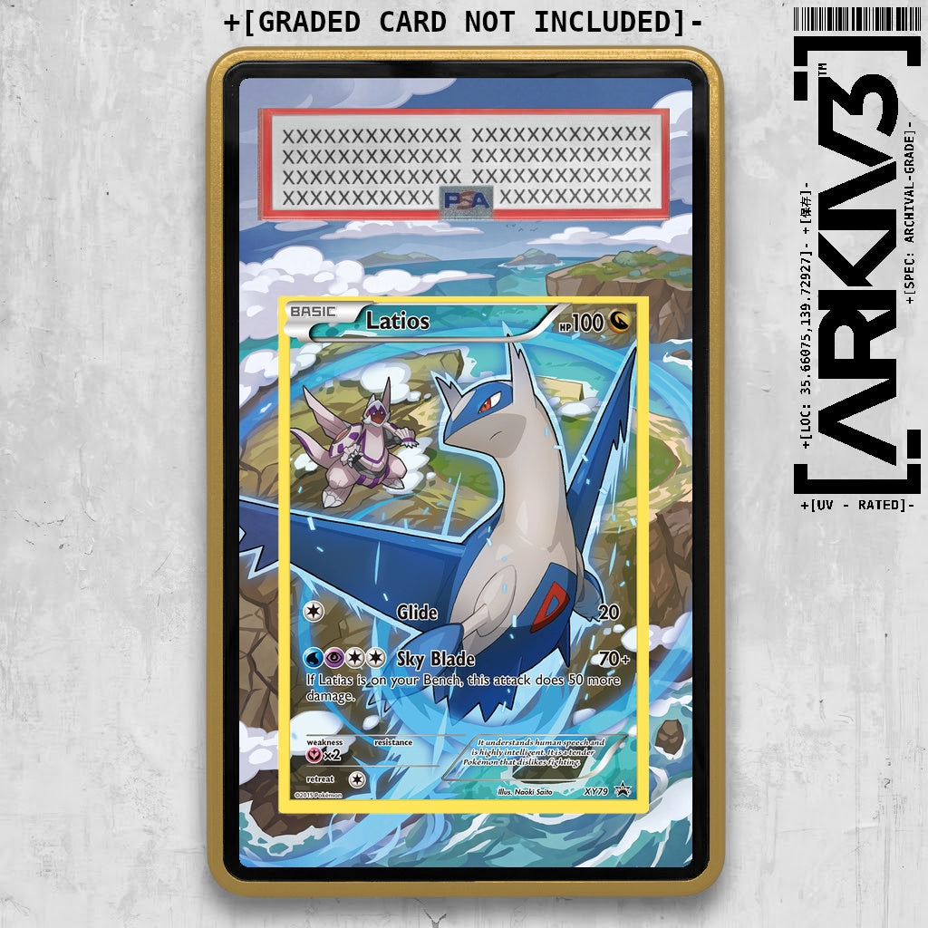 [UNIT: XY79/211] // Latios Extended Art Display Case - Graded