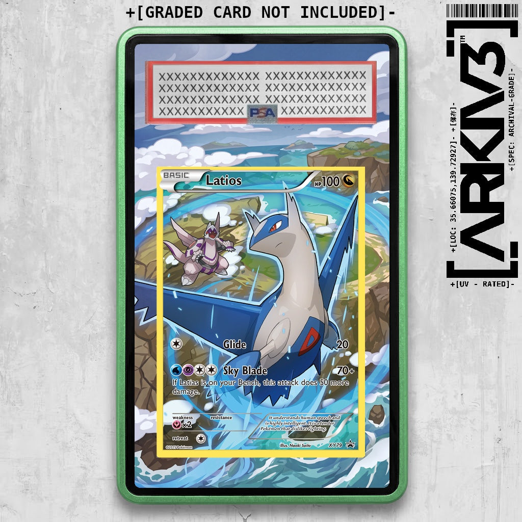 [UNIT: XY79/211] // Latios Extended Art Display Case - Graded