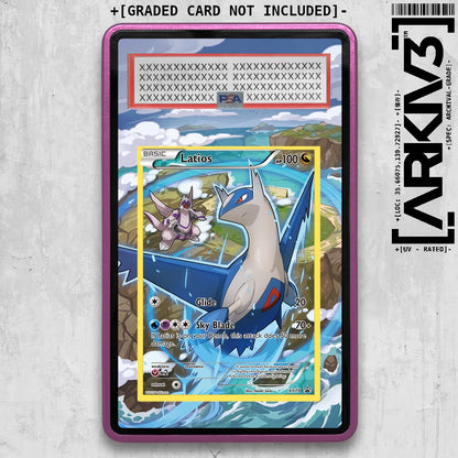 [UNIT: XY79/211] // Latios Extended Art Display Case - Graded
