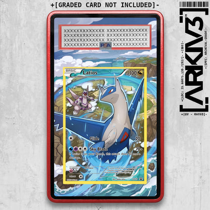 [UNIT: XY79/211] // Latios Extended Art Display Case - Graded