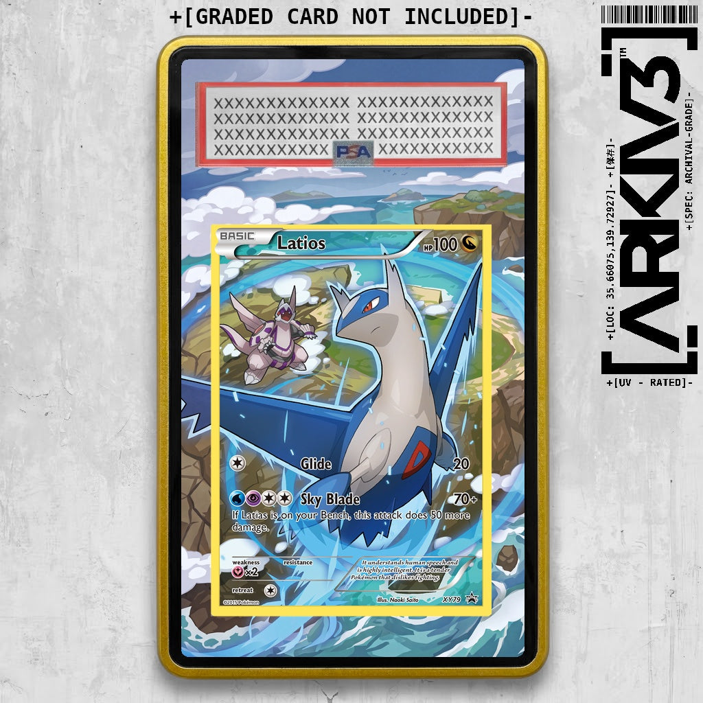 [UNIT: XY79/211] // Latios Extended Art Display Case - Graded