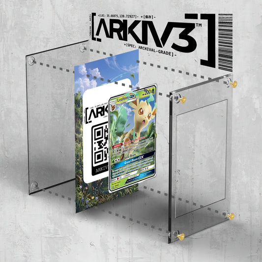 [UNIT: SM146] // Leafeon-GX Extended Art Display Case - Raw