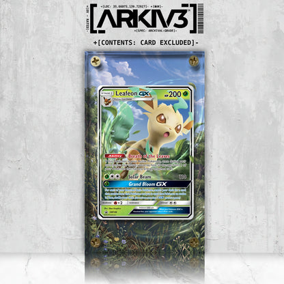 [UNIT: SM146/248] // Leafeon-GX Extended Art Display Case - Raw
