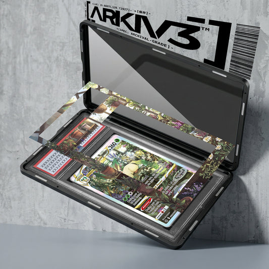ARKIV3 PSA graded exploded mockup