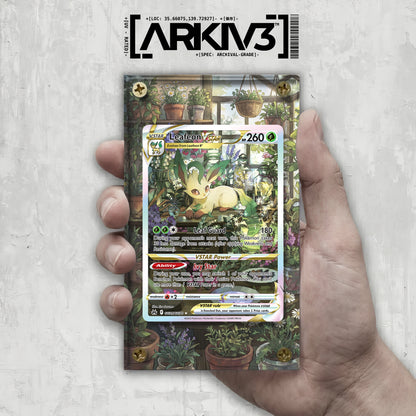 [UNIT: GG35/70] // Leafeon VSTAR Extended Art Display Case - Raw