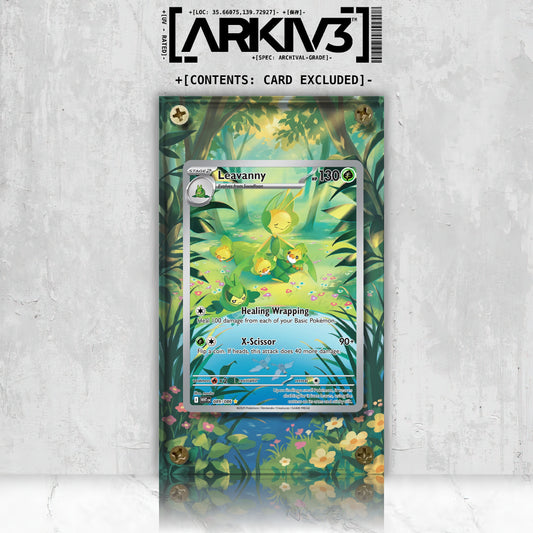 [UNIT: 89/86] // Leavanny Extended Art Display Case - Raw