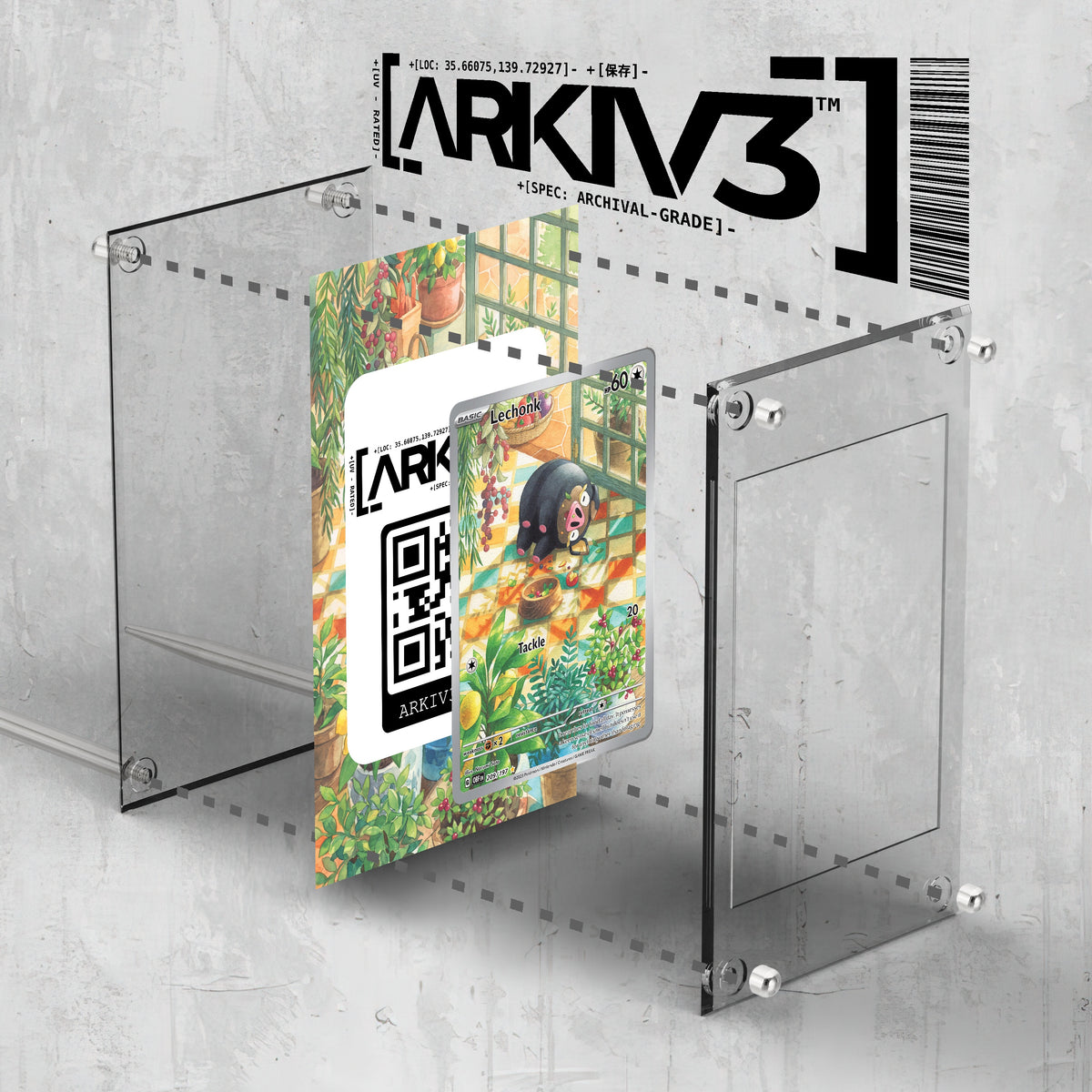 [UNIT: 209/197] // Lechonk Extended Art Display Case - Raw