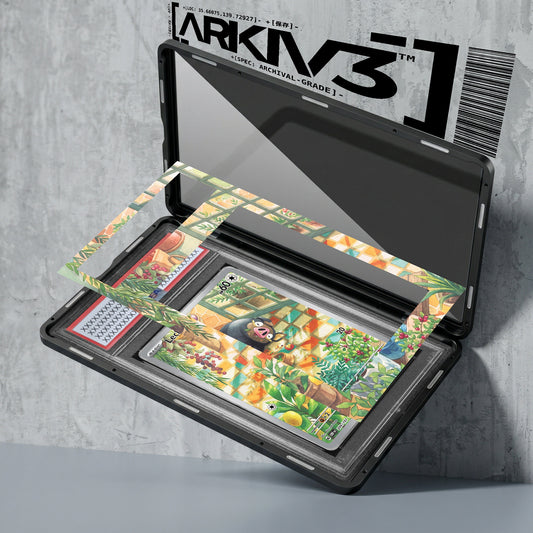 ARKIV3 PSA graded exploded mockup