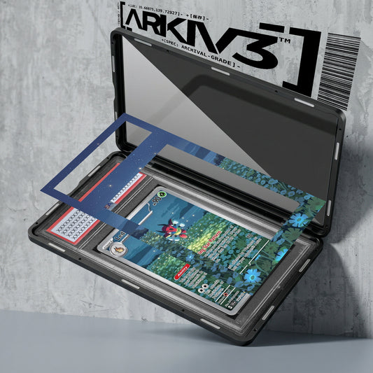ARKIV3 PSA graded exploded mockup