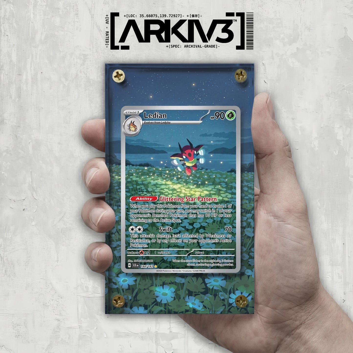 [UNIT: 144/142] // Ledian Extended Art Display Case - Raw