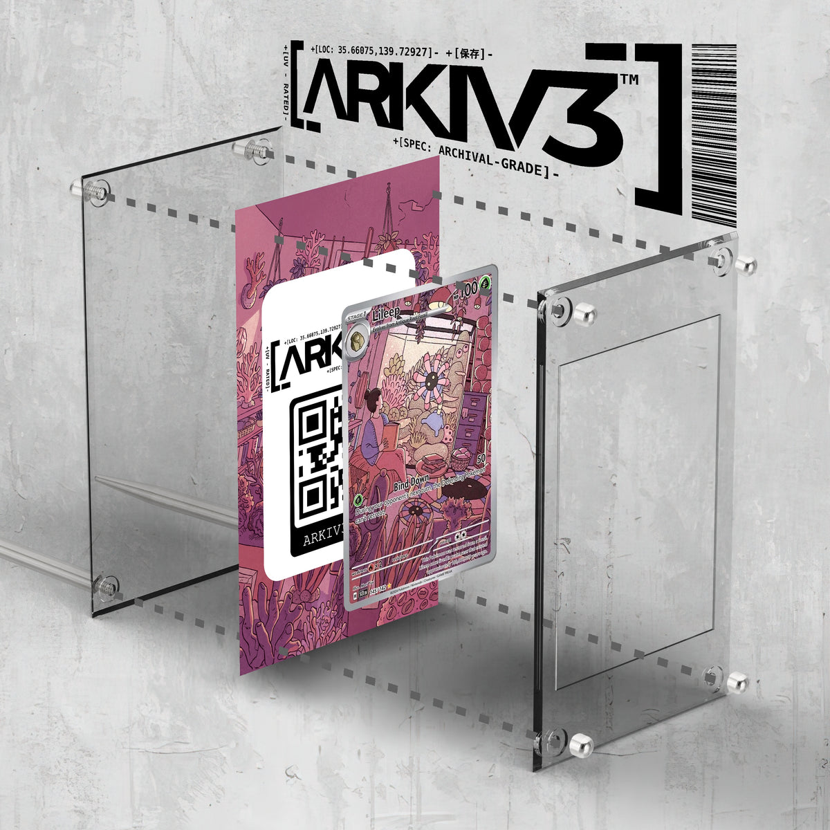 [UNIT: 145/142] // Lileep Extended Art Display Case - Raw