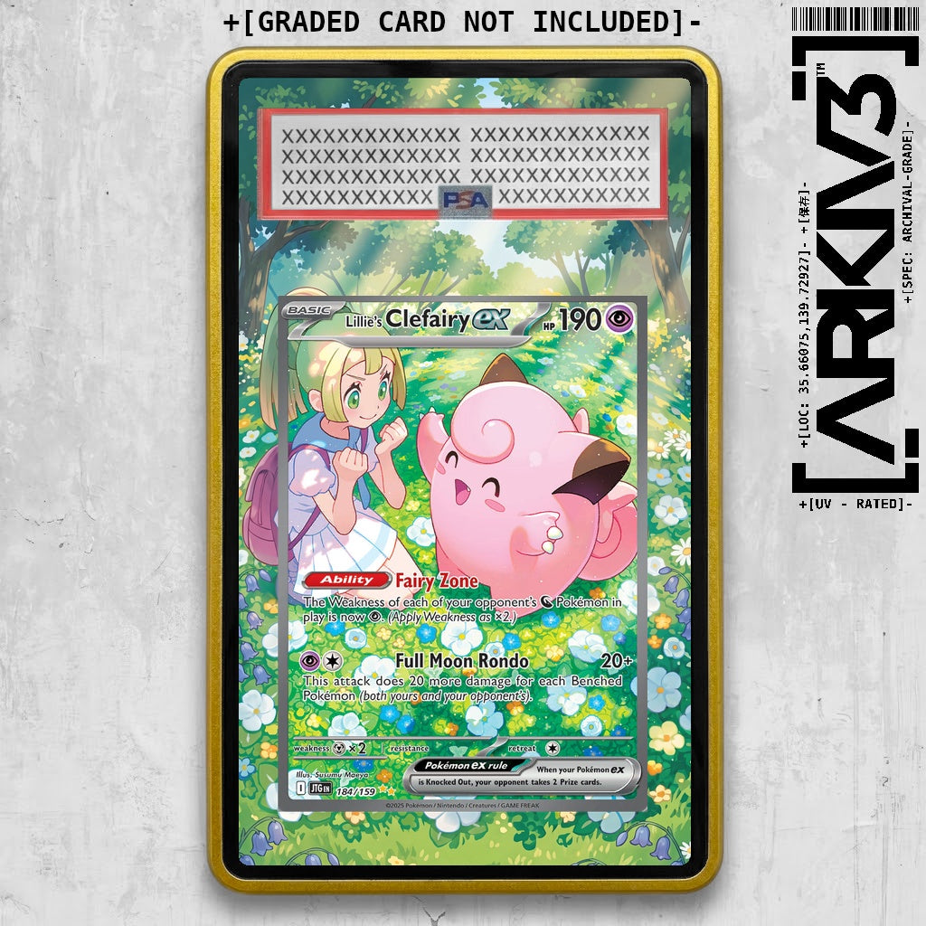 [UNIT: 184/159] // Lillie's Clefairy ex Extended Art Display Case - Graded
