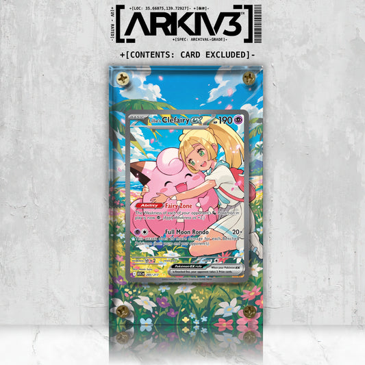 [UNIT: 280/217] // Lillie's Clefairy ex Extended Art Display Case - Raw