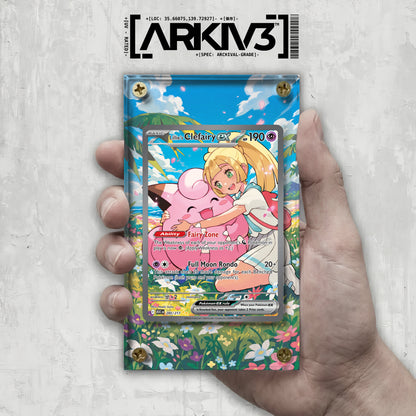 [UNIT: 280/217] // Lillie's Clefairy ex Extended Art Display Case - Raw