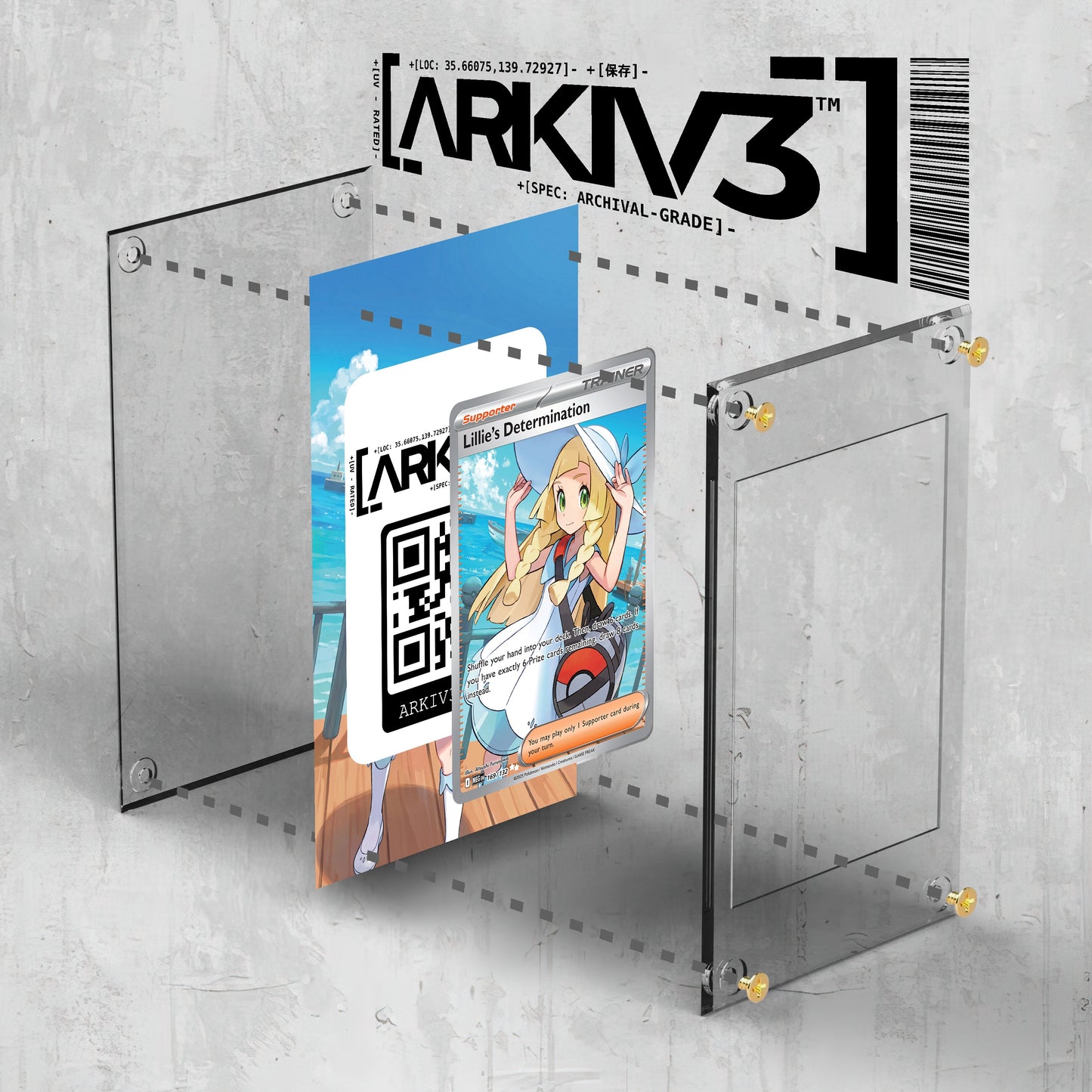 [UNIT: 169/132] // Lillie's Determination Extended Art Display Case - Raw