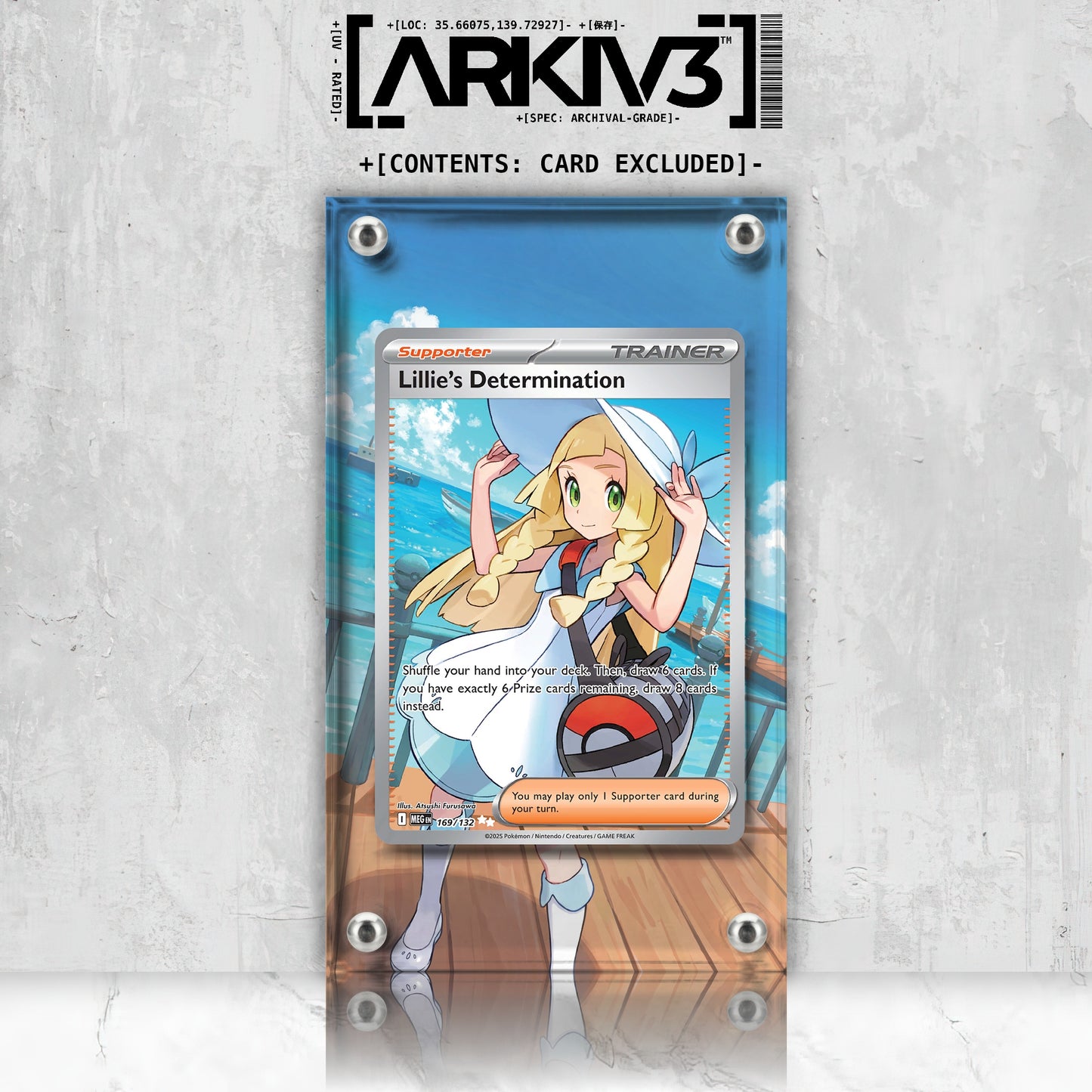 [UNIT: 169/132] // Lillie's Determination Extended Art Display Case - Raw