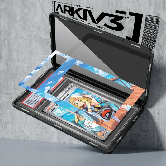 ARKIV3 PSA graded exploded mockup