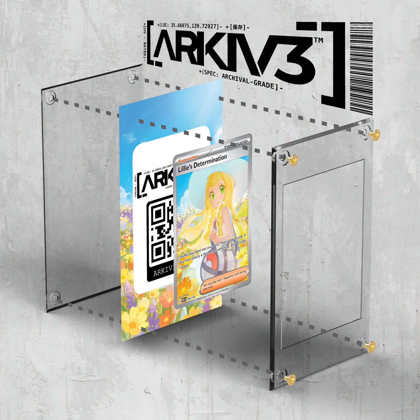 [UNIT: 184/132] // Lillie's Determination Extended Art Display Case - Raw