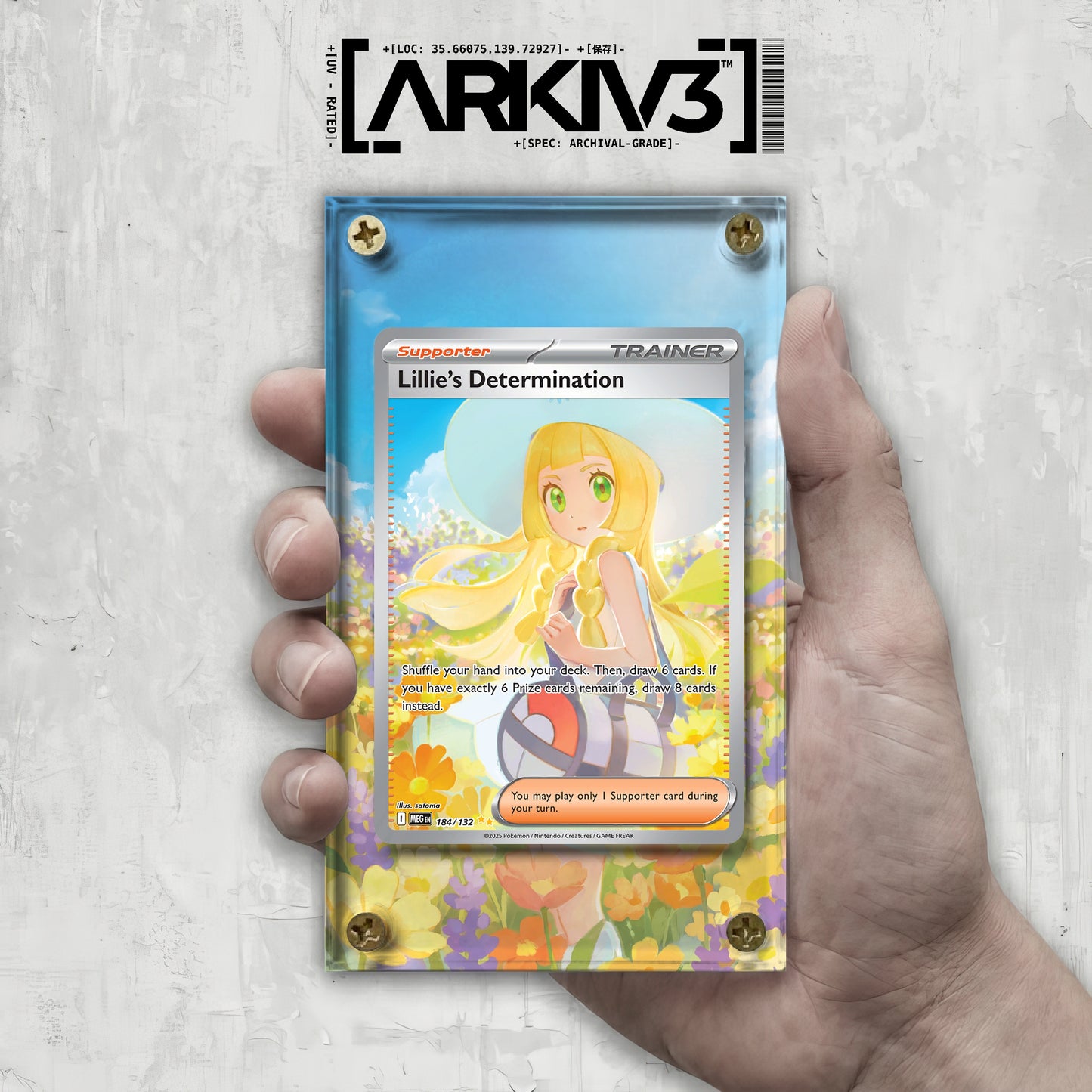 [UNIT: 184/132] // Lillie's Determination Extended Art Display Case - Raw