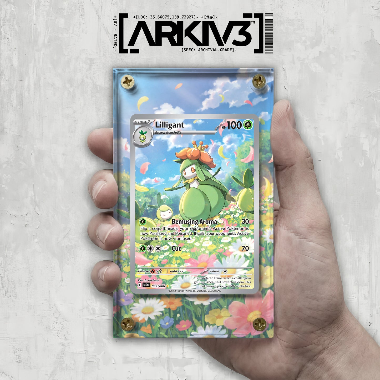 [UNIT: 92/86] // Lilligant Extended Art Display Case - Raw