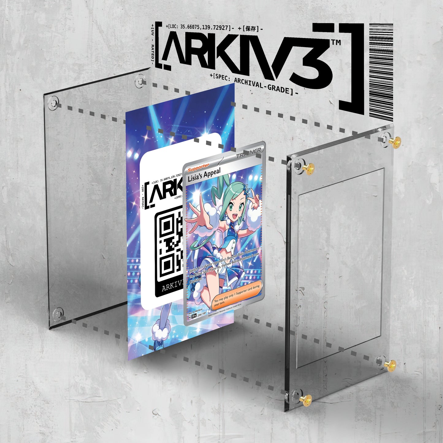 [UNIT: 234/191] // Lisia's Appeal Extended Art Display Case - Raw