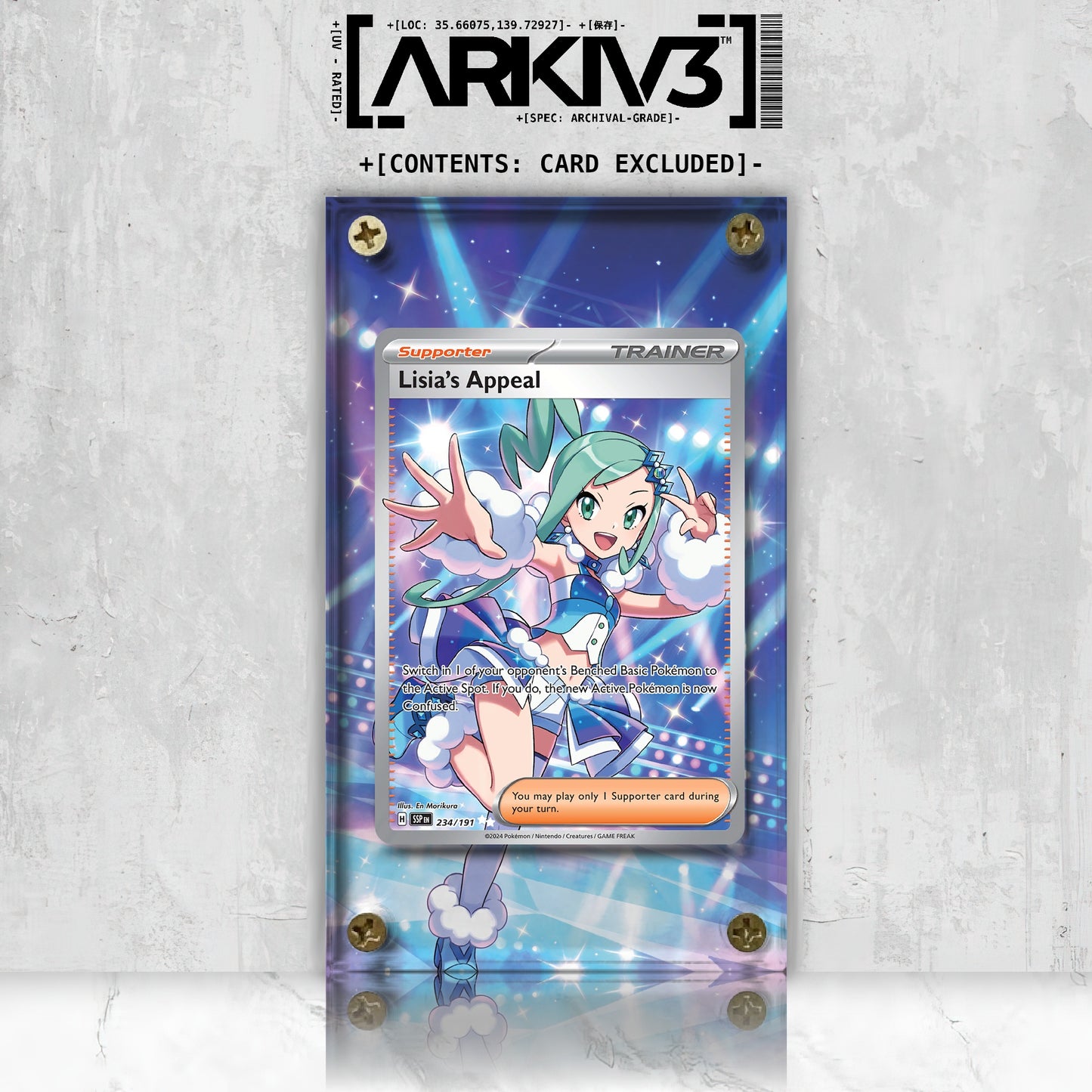 [UNIT: 234/191] // Lisia's Appeal Extended Art Display Case - Raw