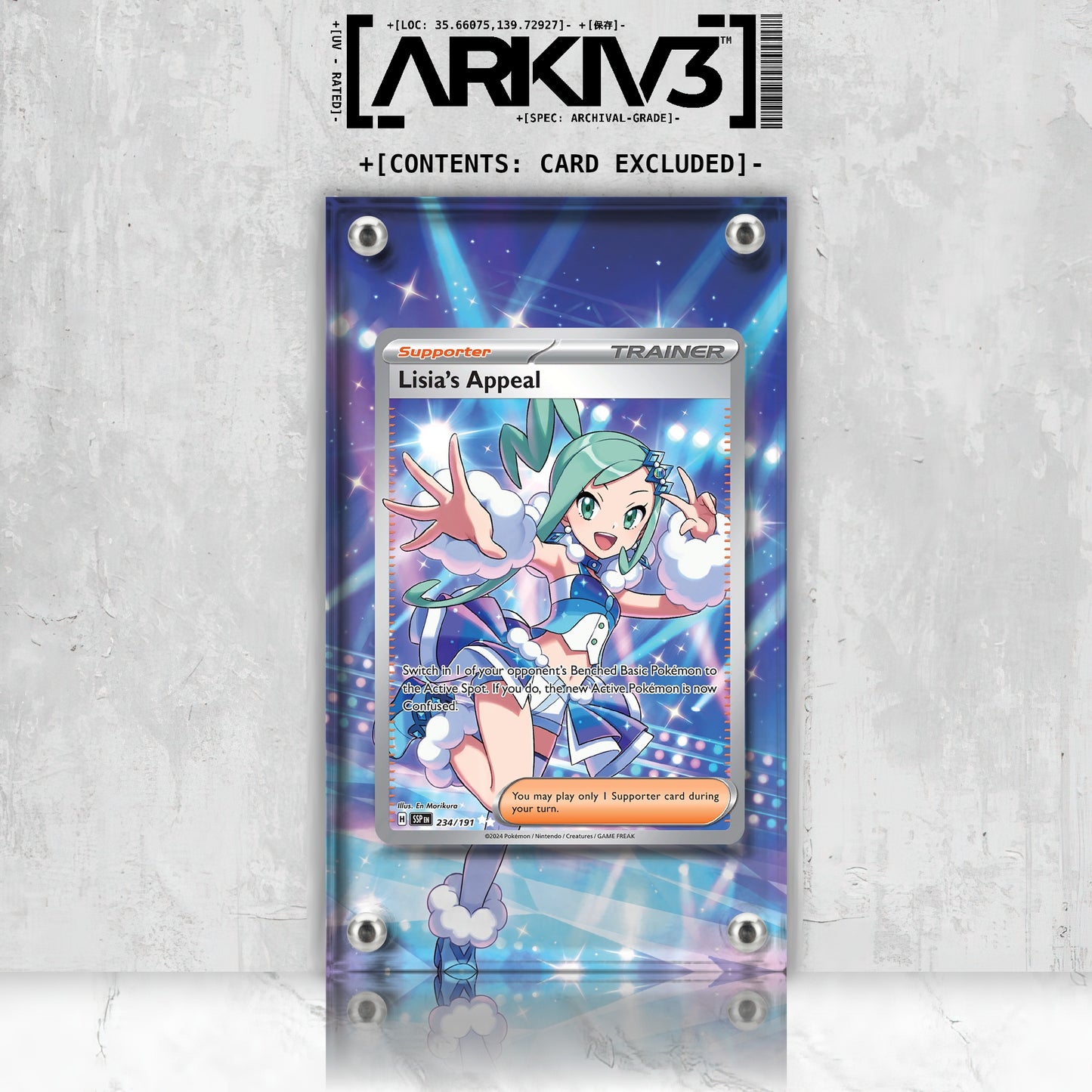 [UNIT: 234/191] // Lisia's Appeal Extended Art Display Case - Raw