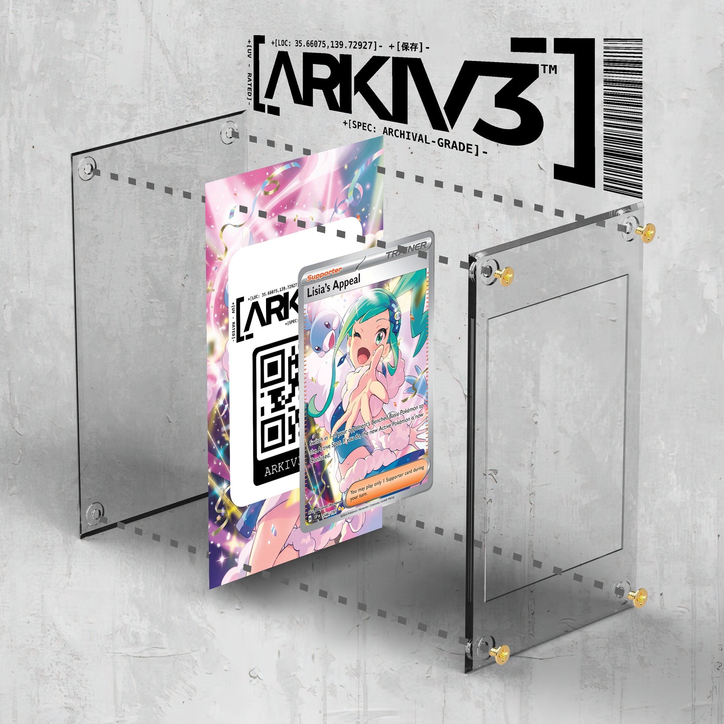 [UNIT: 246/191] // Lisia's Appeal Extended Art Display Case - Raw