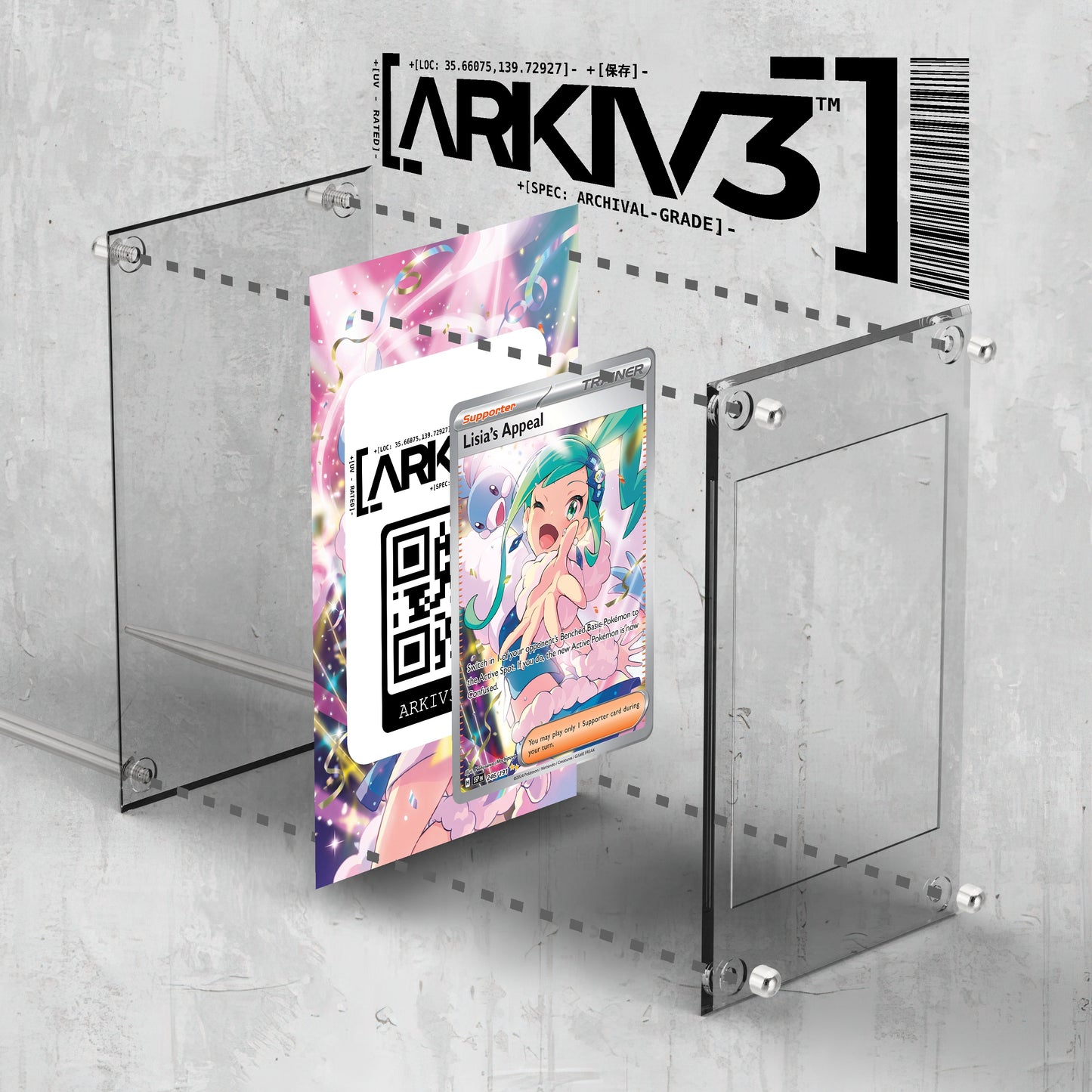 [UNIT: 246/191] // Lisia's Appeal Extended Art Display Case - Raw