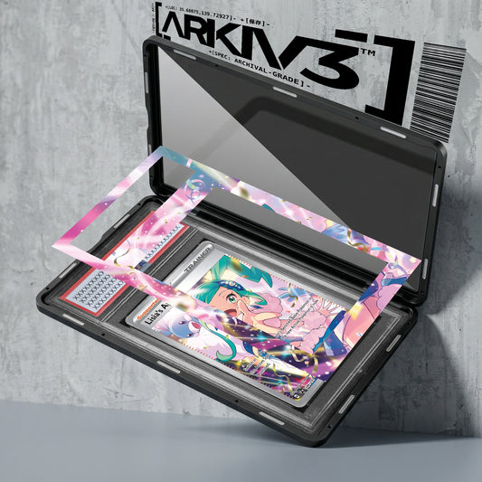 ARKIV3 PSA graded exploded mockup