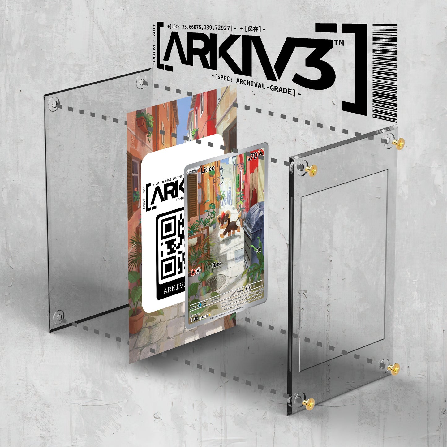[UNIT: 139/132] // Litleo Extended Art Display Case - Raw