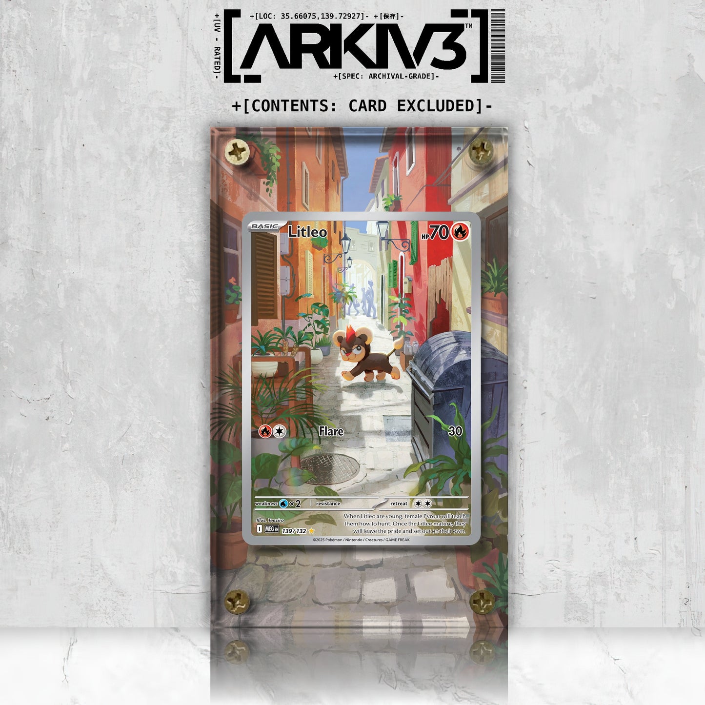[UNIT: 139/132] // Litleo Extended Art Display Case - Raw