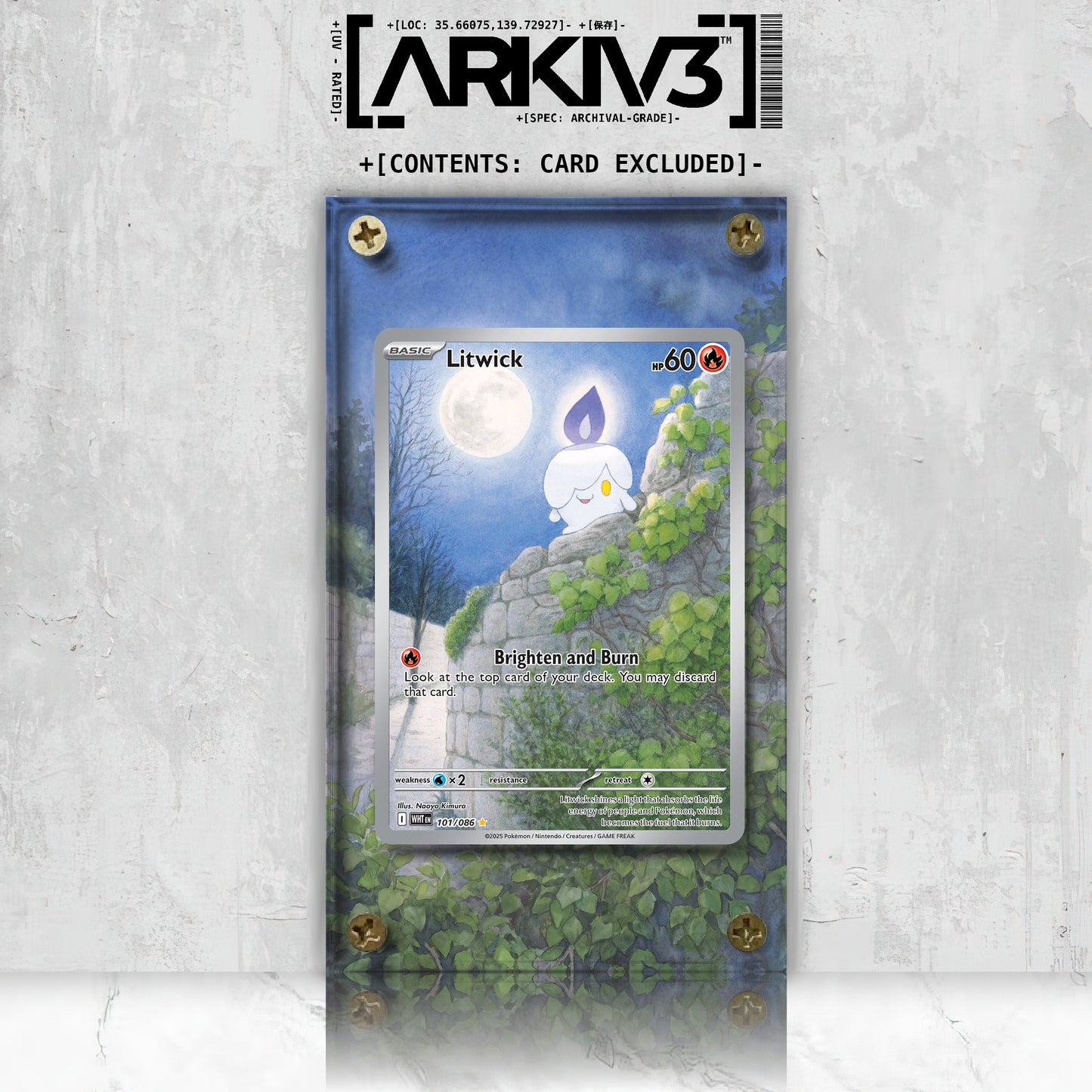 [UNIT: 101/86] // Litwick Extended Art Display Case - Raw
