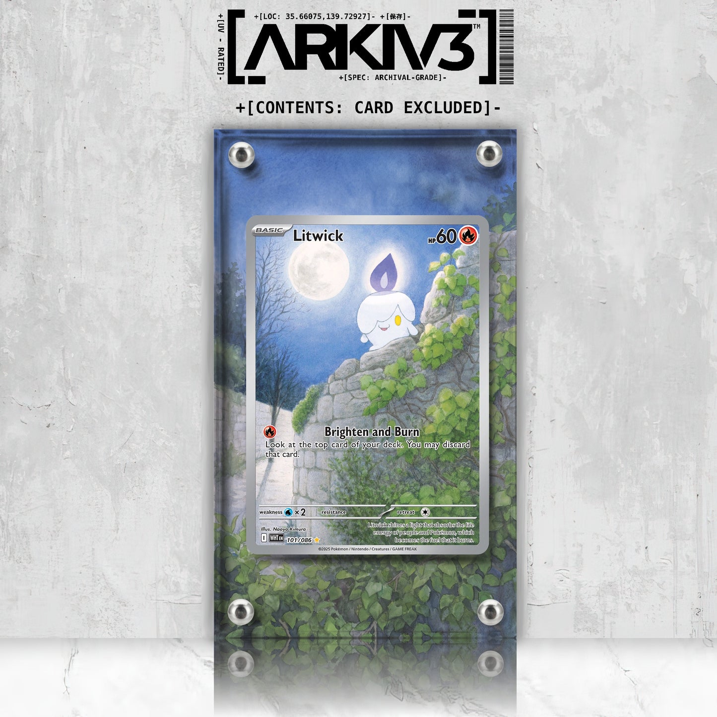 [UNIT: 101/86] // Litwick Extended Art Display Case - Raw