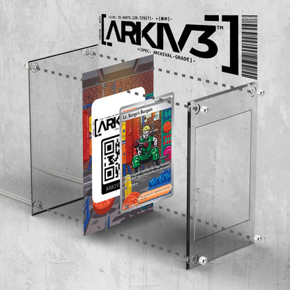[UNIT: 185/132] // Lt. Surge's Bargain Extended Art Display Case - Raw