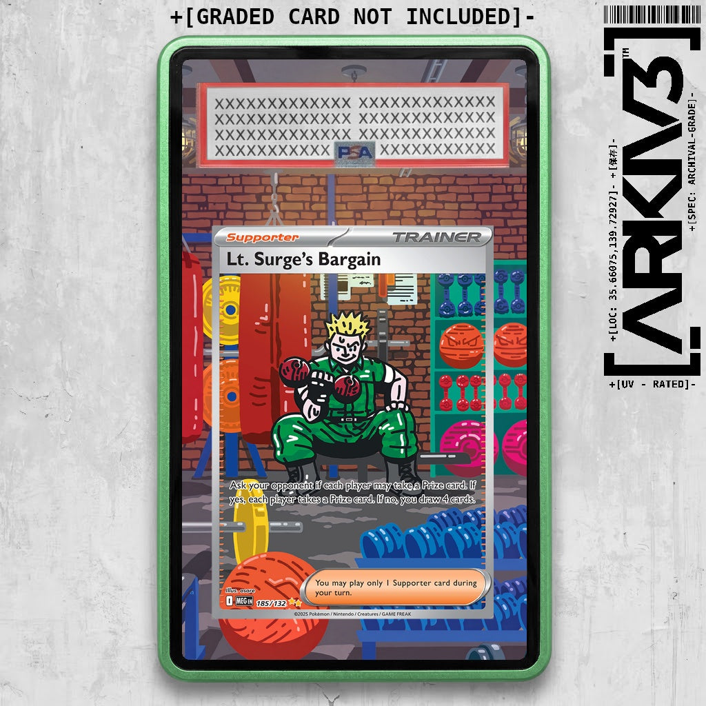 ARKIV3 PSA graded front - Green