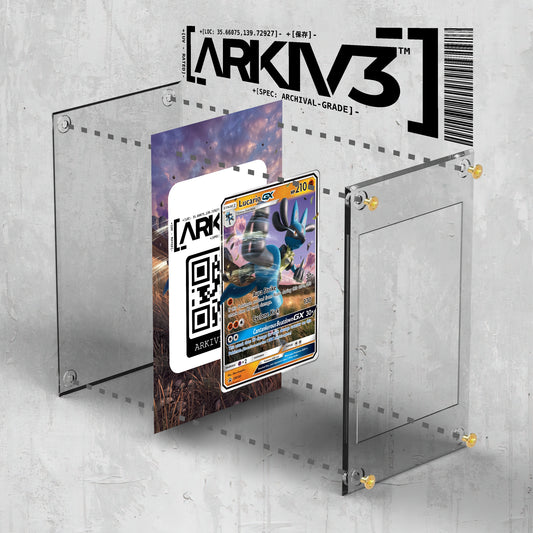 [UNIT: SM100] // Lucario-GX Extended Art Display Case - Raw